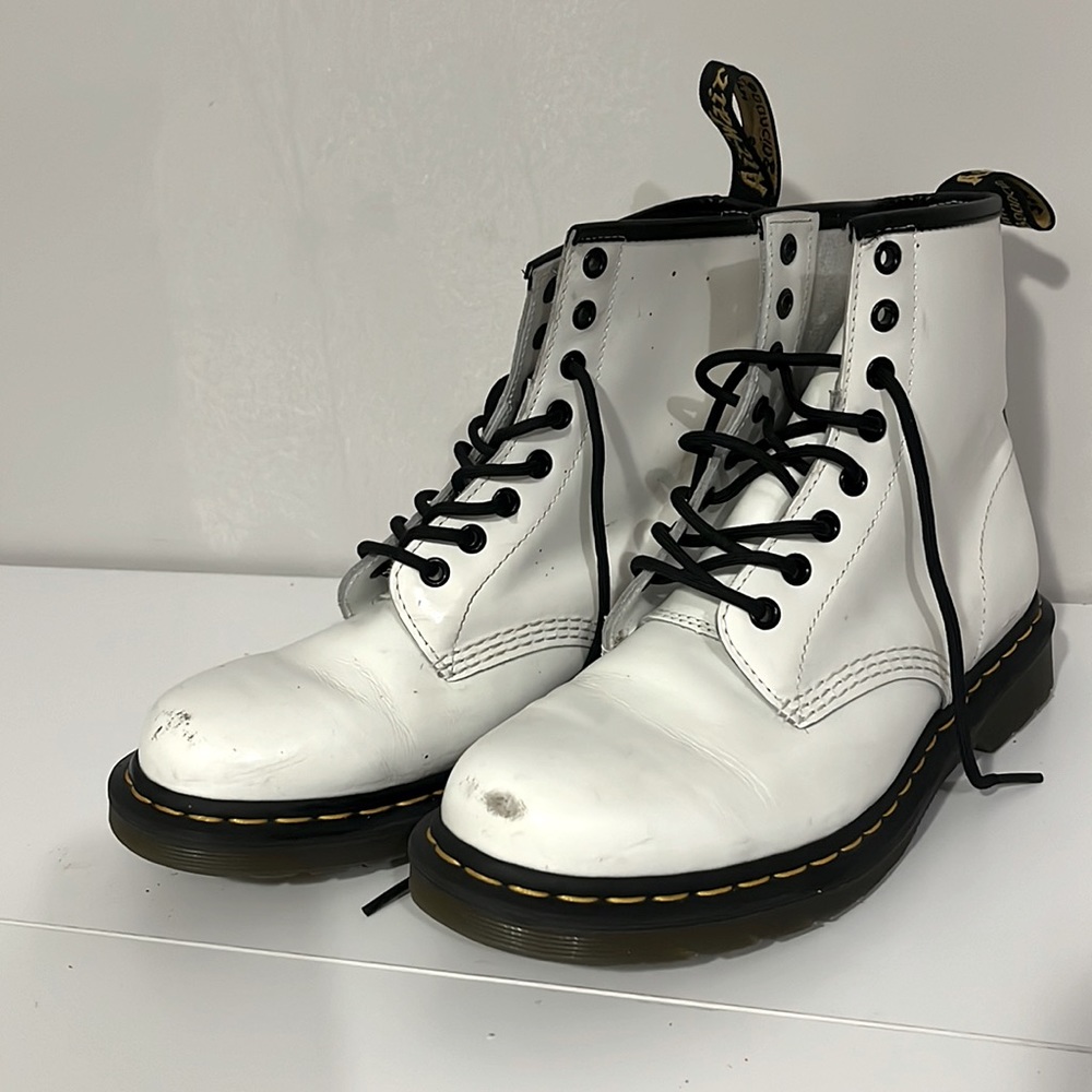 Leather white Dr.Martens